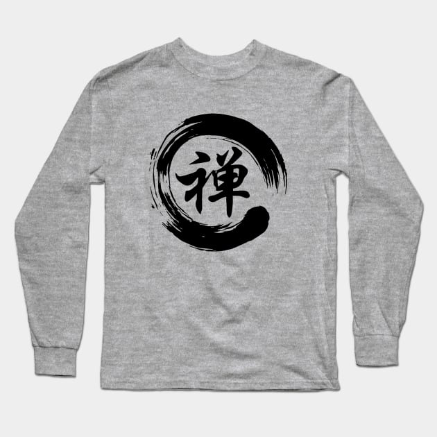 Zen Enzo Circle Long Sleeve T-Shirt by DetourShirts